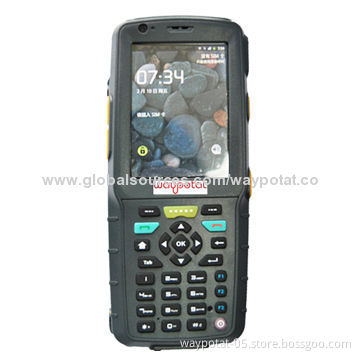 Handheld RFID Reader, Supports UHF Barcode GPS Fingerprint, Voice with Call Feature